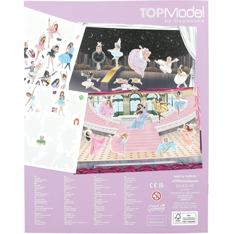TopModel Sticker Book, Ballet