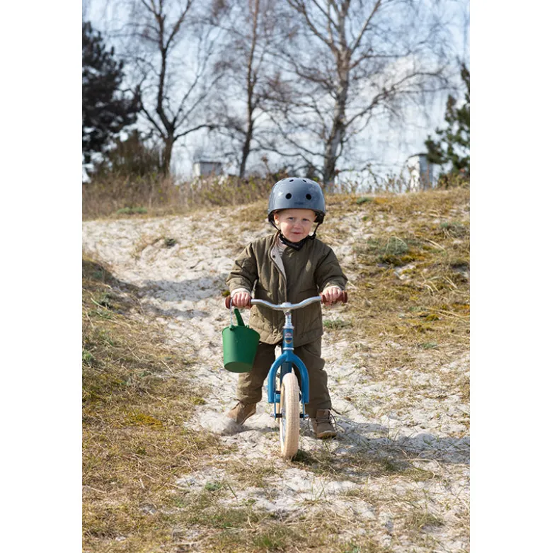 Trybike Balance Bike, Vintage Green with Retro Look