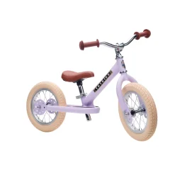 Trybike Balance Bike, Vintage Purple with Retro Look