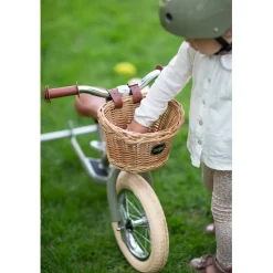 Trybike Tricycle Balance Bike, Vintage Green with Retro Look