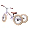 Trybike Tricycle Balance Bike, Vintage Purple with Retro Look