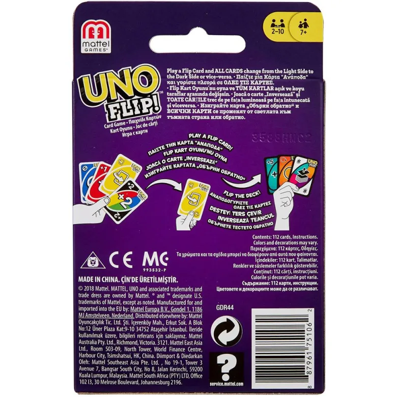 Uno Card Game, Flip Edition