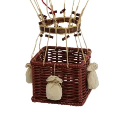 Velvet Red Balloon - H: 56 x D: 32 cm
