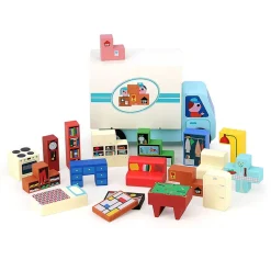 Vilac - 19-Piece Logic Puzzle – Moving Truck