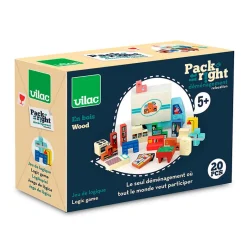 Vilac - 19-Piece Logic Puzzle – Moving Truck