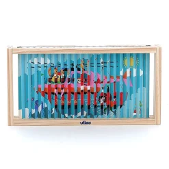 Vilac Agamograph Puzzle with 20 Pieces, 4-Dimensional Design - Transport