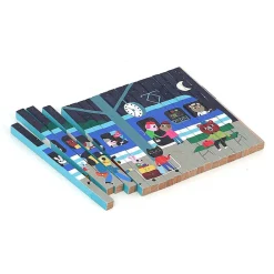 Vilac Agamograph Puzzle with 20 Pieces, 4-Dimensional Design - Transport