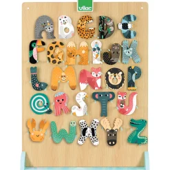 Vilac Animal Alphabet Letters, Design by Michelle Carlslund – A–Z