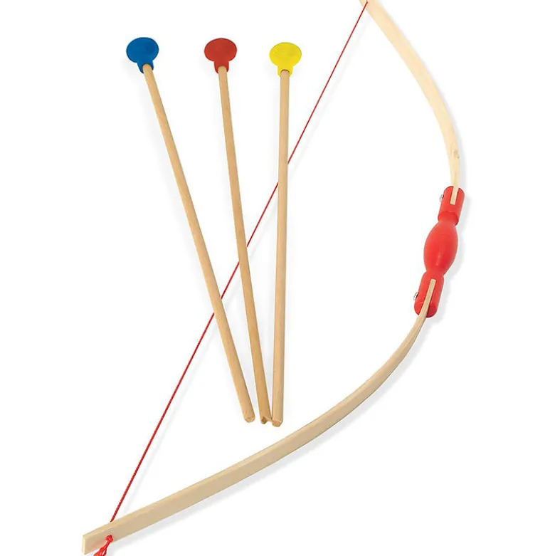 Vilac Bow with 3 Arrows and Target on the Side of the Box
