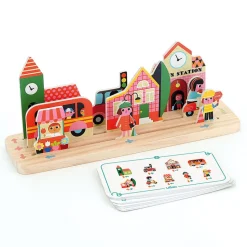 Vilac Combination Game, Oussassplass Brain Training - City