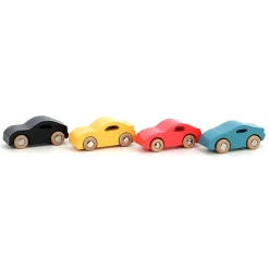 Vilac Super Cars in Wood, Set of 4