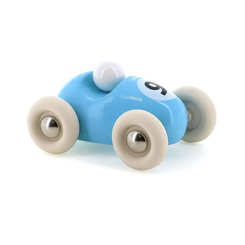 Vilac Vintage Mini Racer Car, No. 9 - Light Blue