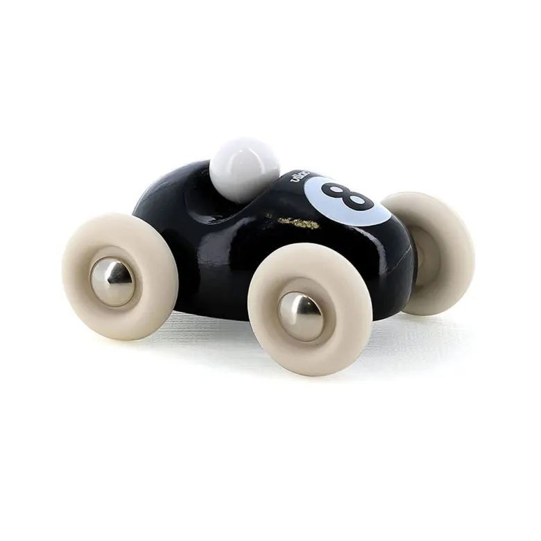 Vilac Vintage Mini Racer Car, No. 8 - Black