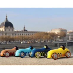 Vilac Vintage Race Car, Old Sport - Yellow