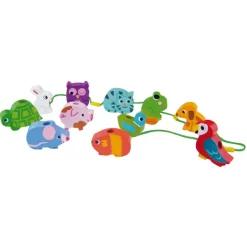 Vilac Wooden Beads, Animals