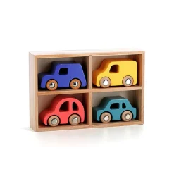 Vilac Wooden City Cars – Set of 4