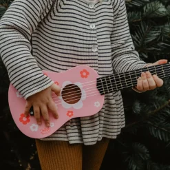 Vilac Wooden Guitar, Pink