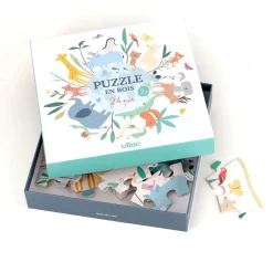 Vilac Wooden Jigsaw Puzzle, 24 Pieces, World