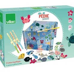 Vilac Wooden Magnetic Fishing Game, Michelle Carlslund - Fish Pond