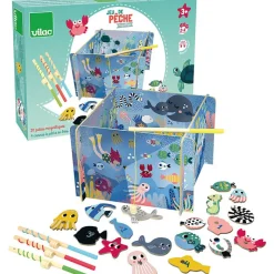 Vilac Wooden Magnetic Fishing Game, Michelle Carlslund - Fish Pond