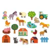 Vilac Wooden Magnets, Farm Animals