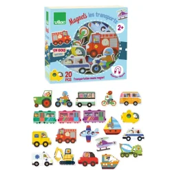 Vilac Wooden Magnets, Transportation