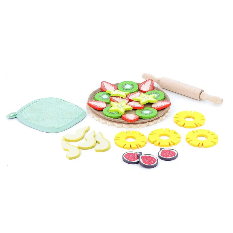 Vilac Wooden Play Food, Fruit Tart