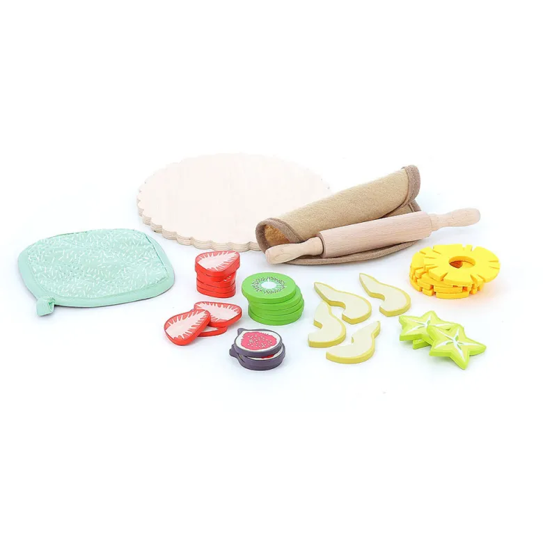 Vilac Wooden Play Food, Fruit Tart