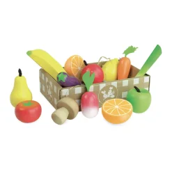 Vilac Wooden Play Food Set - Fruits and Vegetables