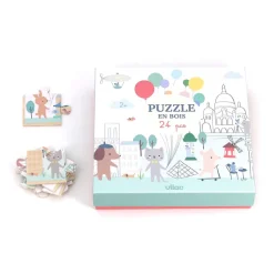 Vilac Wooden Puzzle – 24 Pieces, Paris