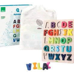 Vilac Wooden Puzzle, ABC