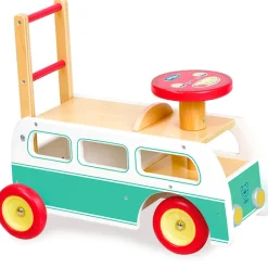 Vilac Wooden Walker, 2-in-1 - Retro Bus