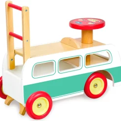 Vilac Wooden Walker, 2-in-1 - Retro Bus
