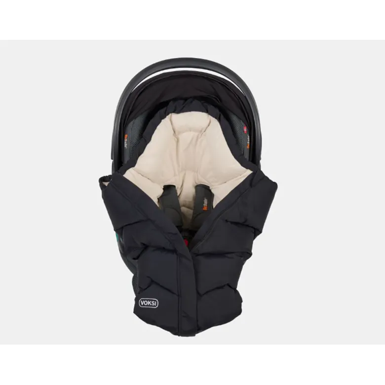 Voksi Move, Car Seat Footmuff – Black-Solid