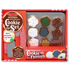 Wooden Play Cakes to Cut and Bake, Set of 12