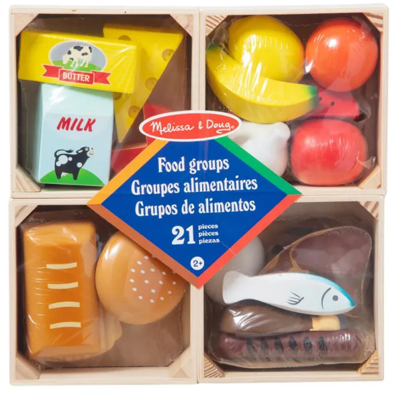 Wooden Play Food Starter Set