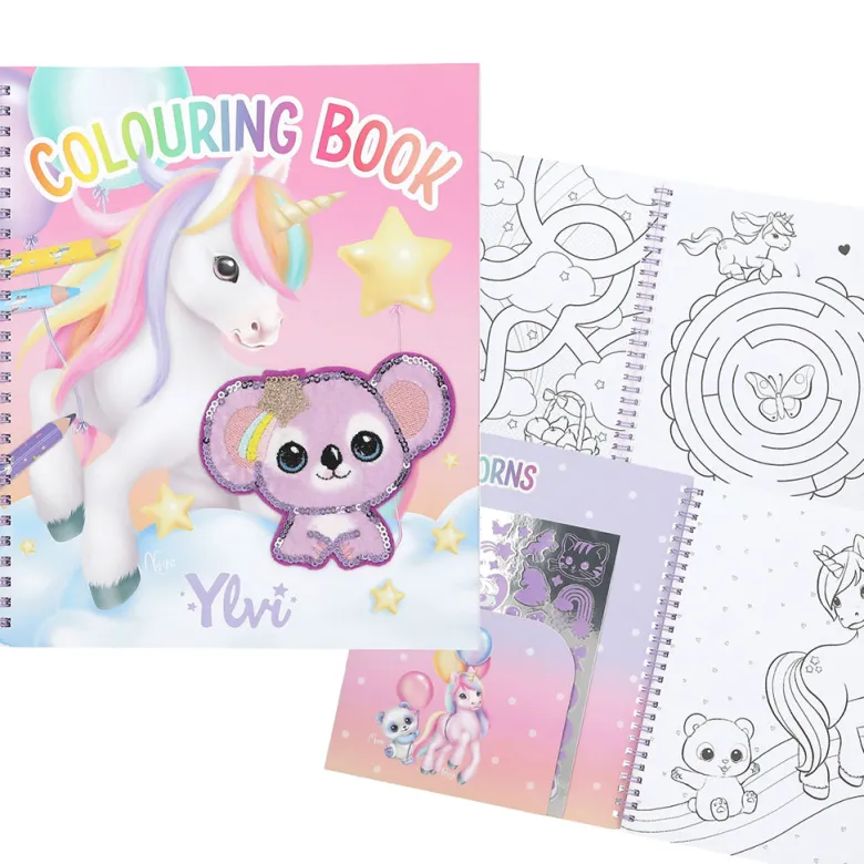 Ylvi Coloring Book with Sequins