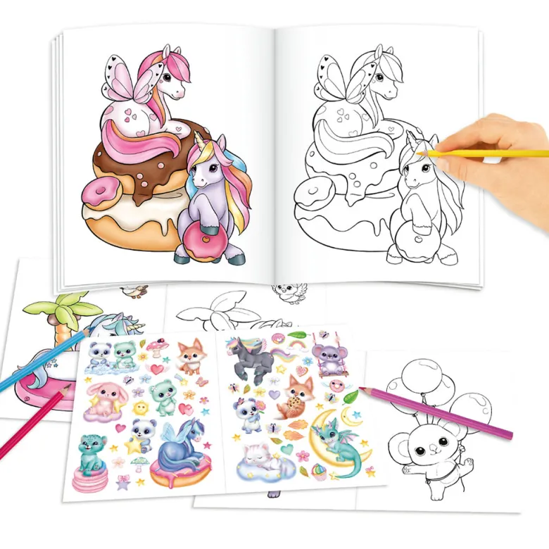 Ylvi Create Your Unicorn Coloring Book