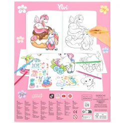 Ylvi Create Your Unicorn Coloring Book