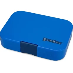 Yumbox lunchbox with 6 compartments, Original - Surf Blue / Race Cars tray