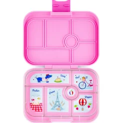 Yumbox Lunchbox with 6 Compartments, Original – Fifi Pink / Paris Tray