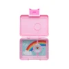 Yumbox Lunchbox with 3 Compartments, Snack Size - Power Pink/ Rainbow Tray
