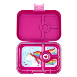 Yumbox Lunchbox with 4 Compartments, Panino, Unicorn - Malibu Purple