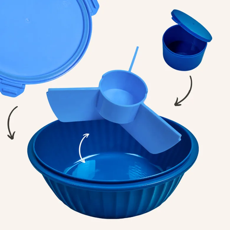Yumbox Poke Bowl, Hawaii Blue