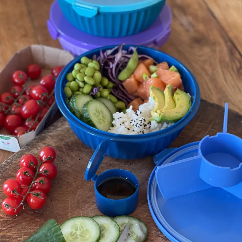 Yumbox Poke Bowl, Hawaii Blue