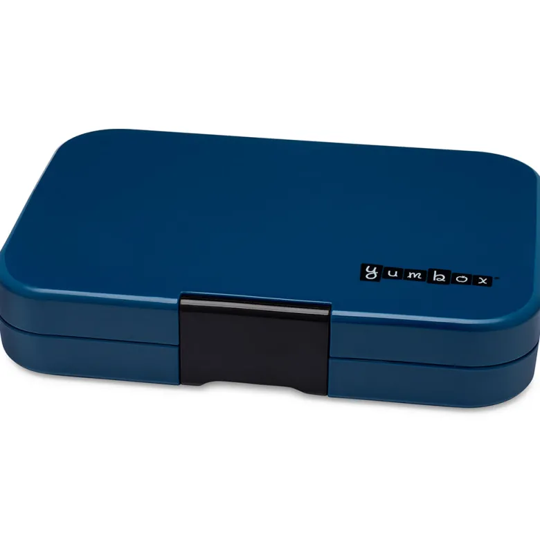 Yumbox XL Lunchbox with 4 Compartments, Tapas - Monte Carlo Blue/Shark
