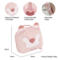 Zoy Zoii Backpack, Pink Fox